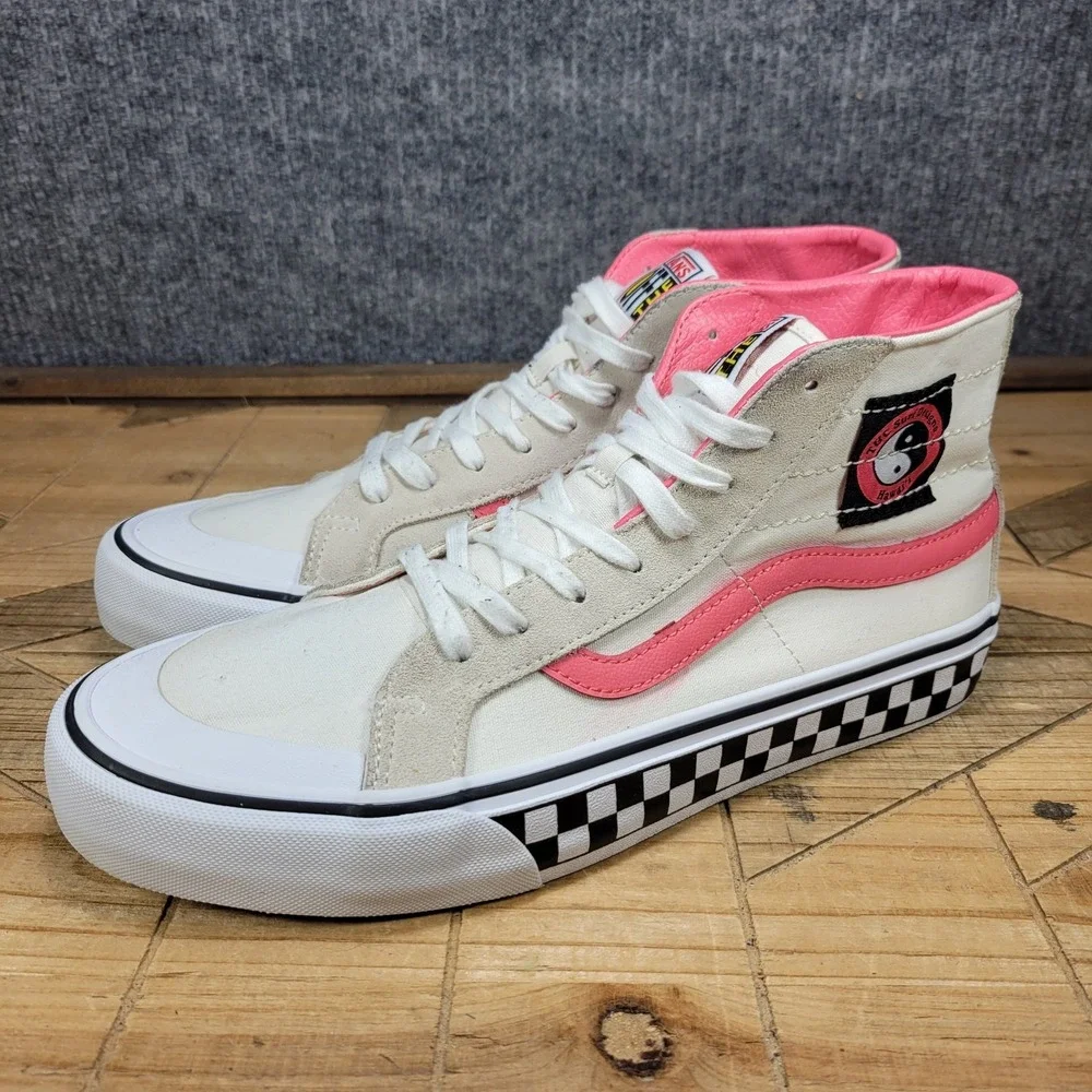 Vans T&C Surf Designs SK8-HI 138 Decon SF Mens Size 10.5 Marshmallow Pink Shoes